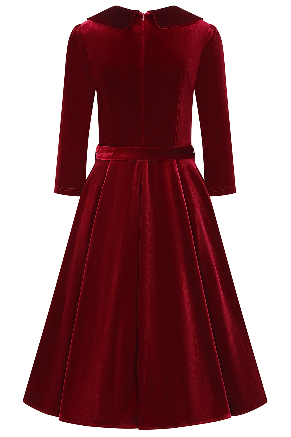 Lua Velvet Swing Dress in Extended Sizing